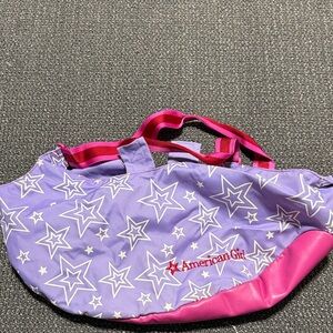 American Girl Starry Purple and Pink Bag